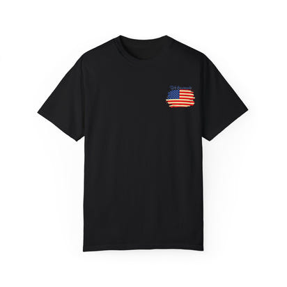 American Patriot Unisex Garment-Dyed T-shirt 1