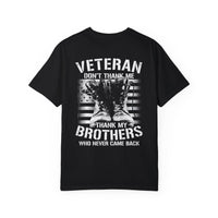 Military Unisex Garment-Dyed T-shirt