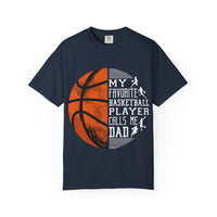 My Favorite Basketball Player Calls Me Dad T-Shirt, Unisex Athletic Shirt, Gift for Sports Dads, Father’s Day, Basketball Fan Tee