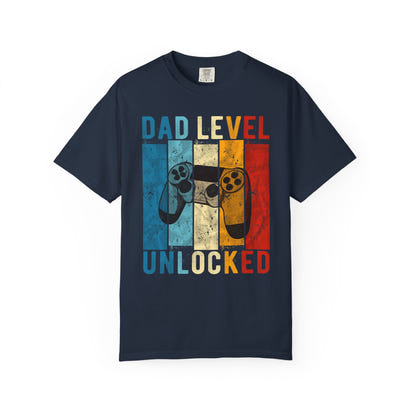 Dad Level Unlocked T-Shirt, Gaming Tee, Unisex Shirt, Father's Day Gift, Gamer Dad Apparel