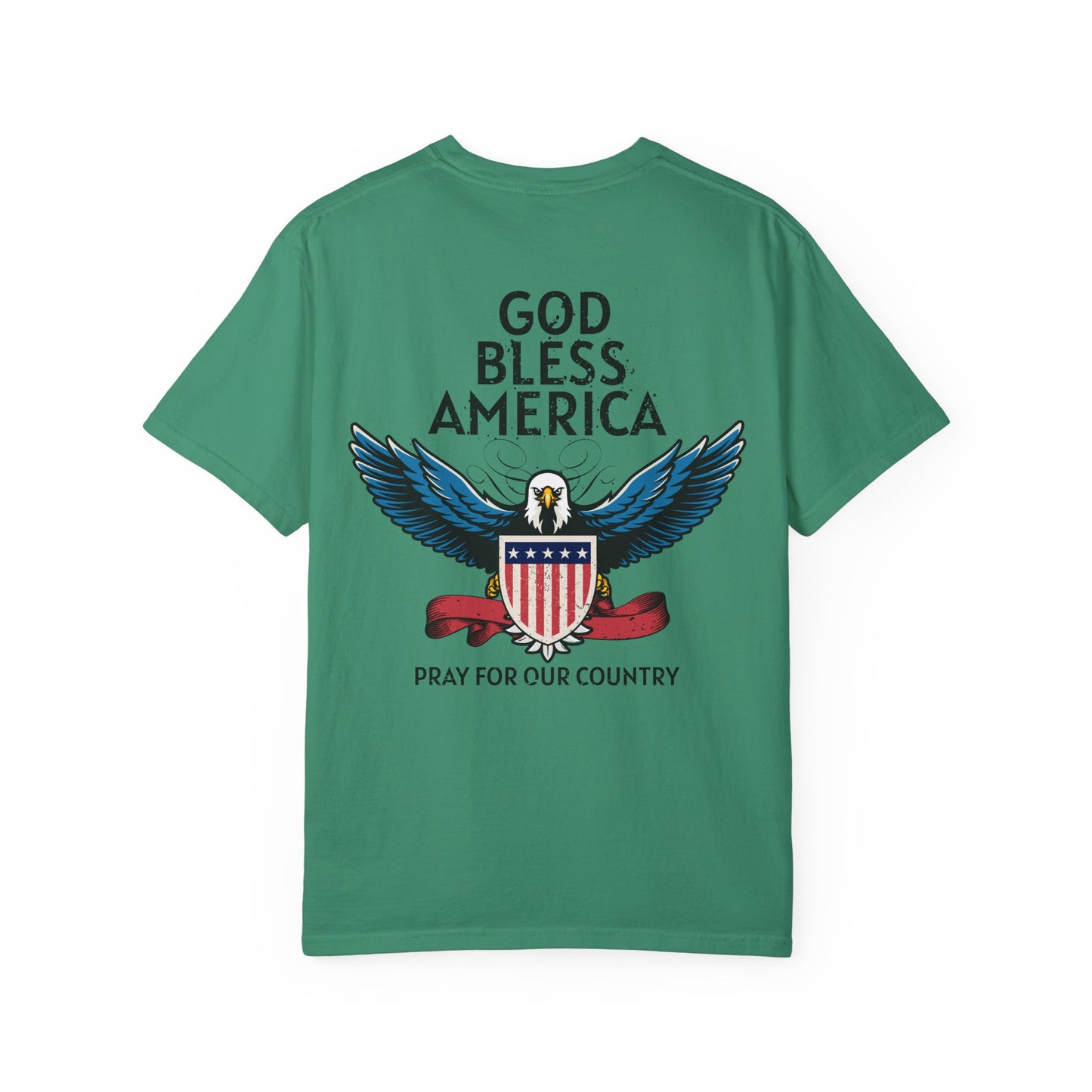American Patriot Unisex Garment-Dyed T-shirt 8