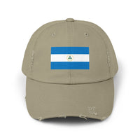 Stylish Unisex Distressed Cap with Nicaragua Flag | Trendy Hat for All Occasions, Casual Wear, Travel, Gift Ideas