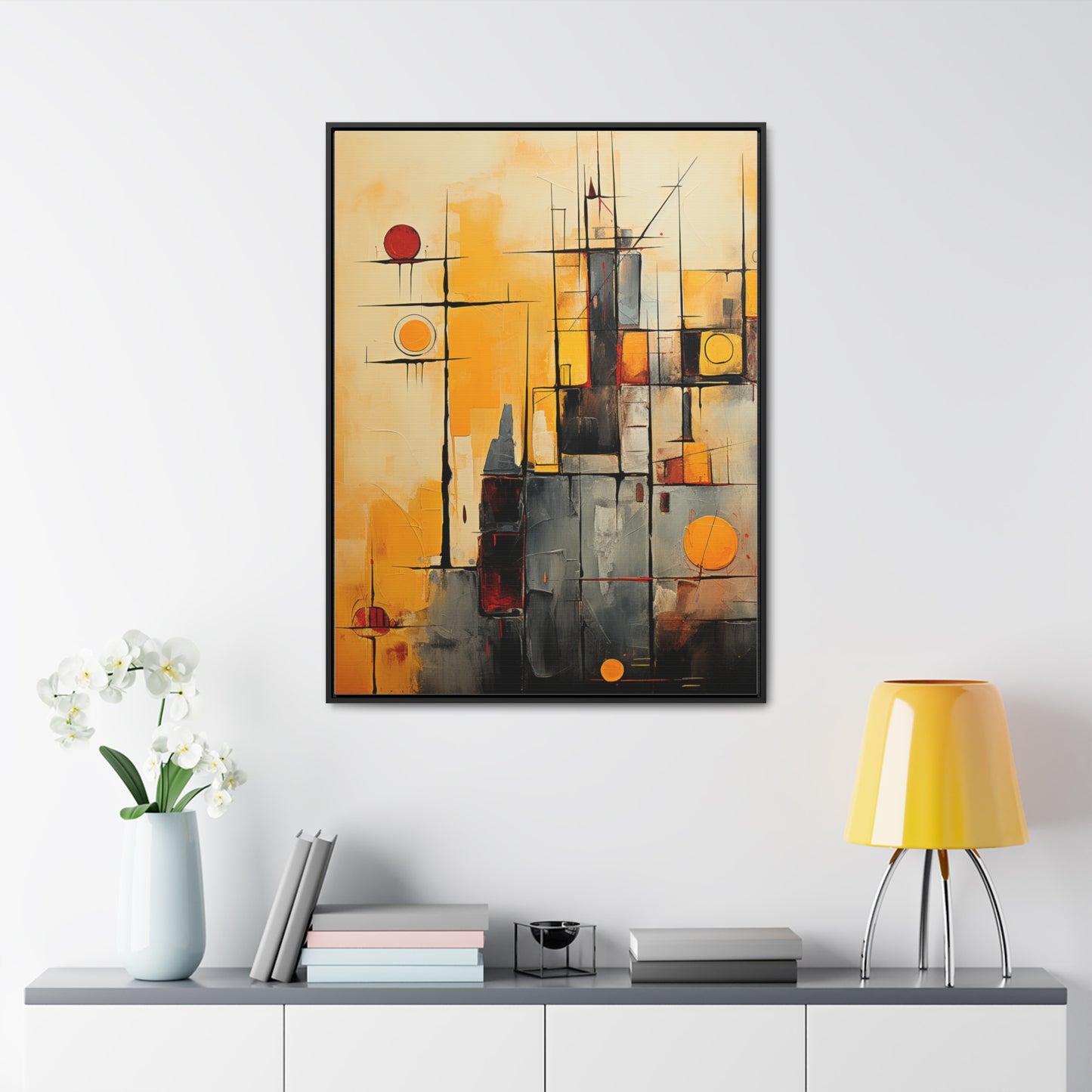 "Neighborhood" Gallery Canvas Wraps, Vertical Frame