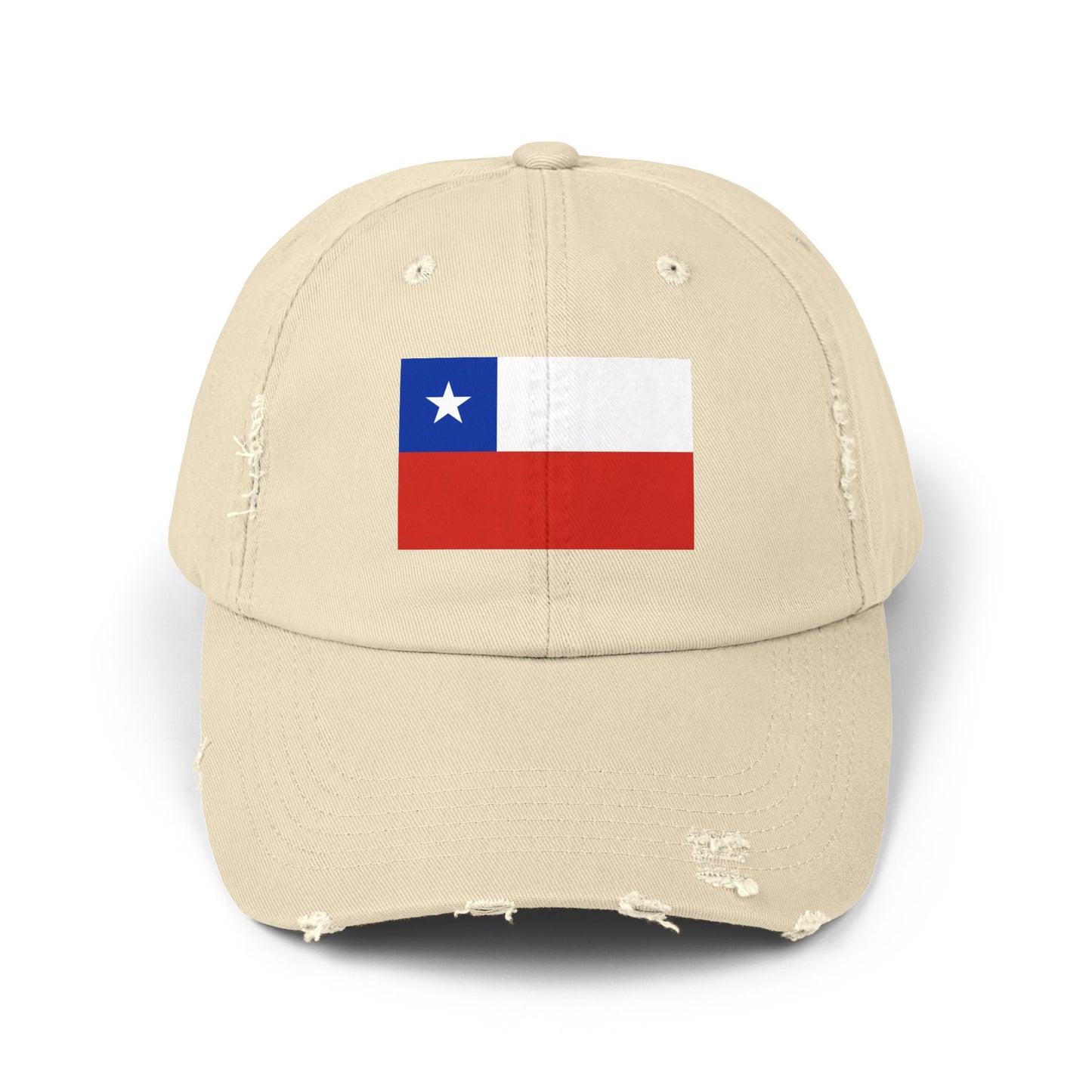 Distressed Chile Flag Cap | Unisex Baseball Hat | Casual Summer Wear, Gift for Travelers, Sports Events, Outdoor Activities