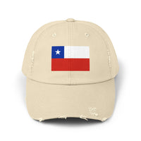 Distressed Chile Flag Cap | Unisex Baseball Hat | Casual Summer Wear, Gift for Travelers, Sports Events, Outdoor Activities