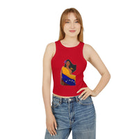 Venezuelan Pride Racer Tank Top for Women - Vibrant Design