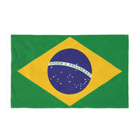 Vibrant Double Sided Brazilian Flag, Decorative Outdoor Banner, Festival Décor, Patriotic Home Decor, Sports Game Decoration
