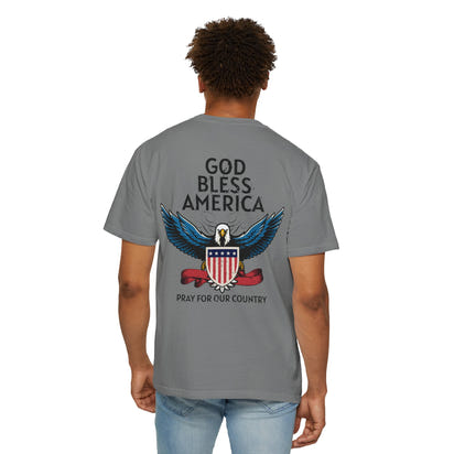 American Patriot Unisex Garment-Dyed T-shirt 8