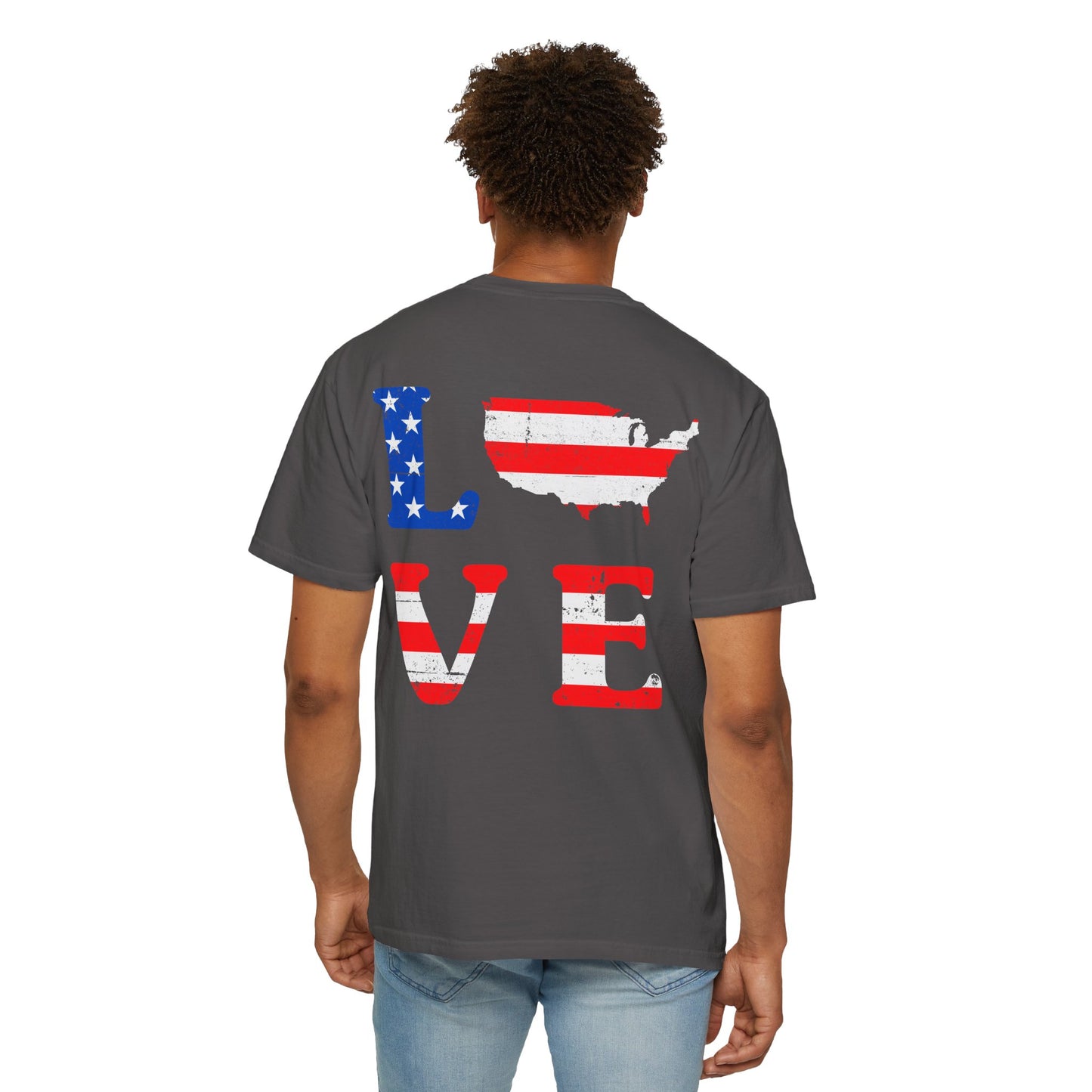 American Patriot Unisex Garment-Dyed T-shirt 9