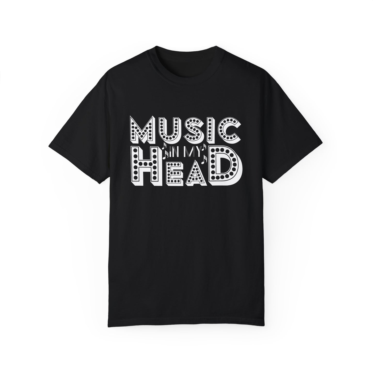 (Music)Unisex Garment-Dyed T-shirt
