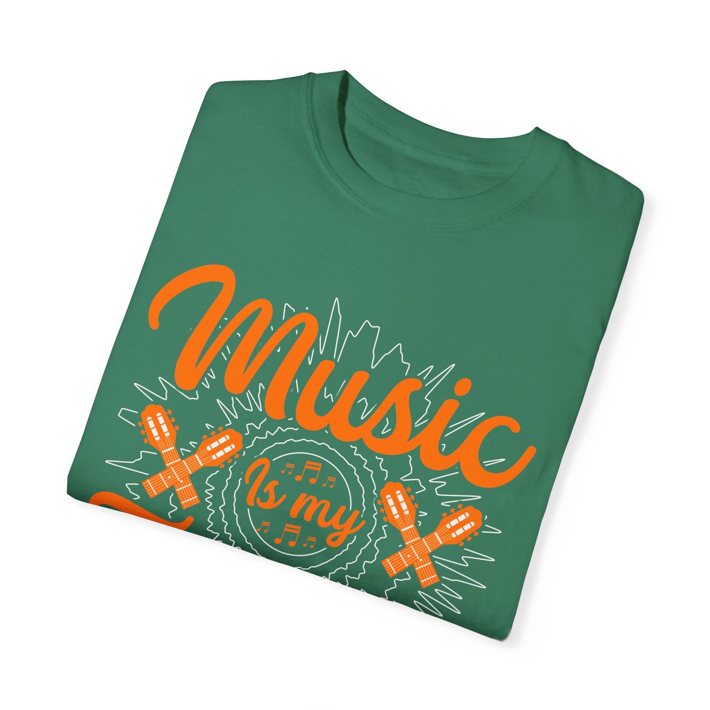 (Music)Unisex Garment-Dyed T-shirt