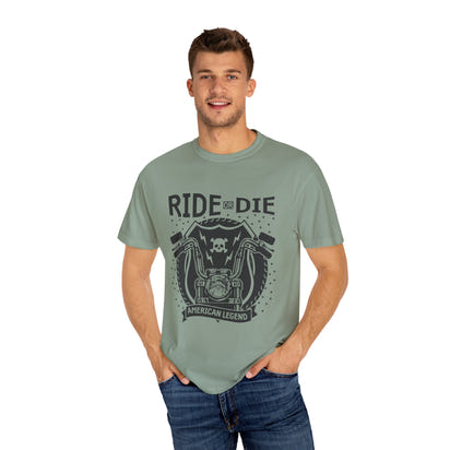 (Motorbike) Unisex Garment-Dyed T-shirt