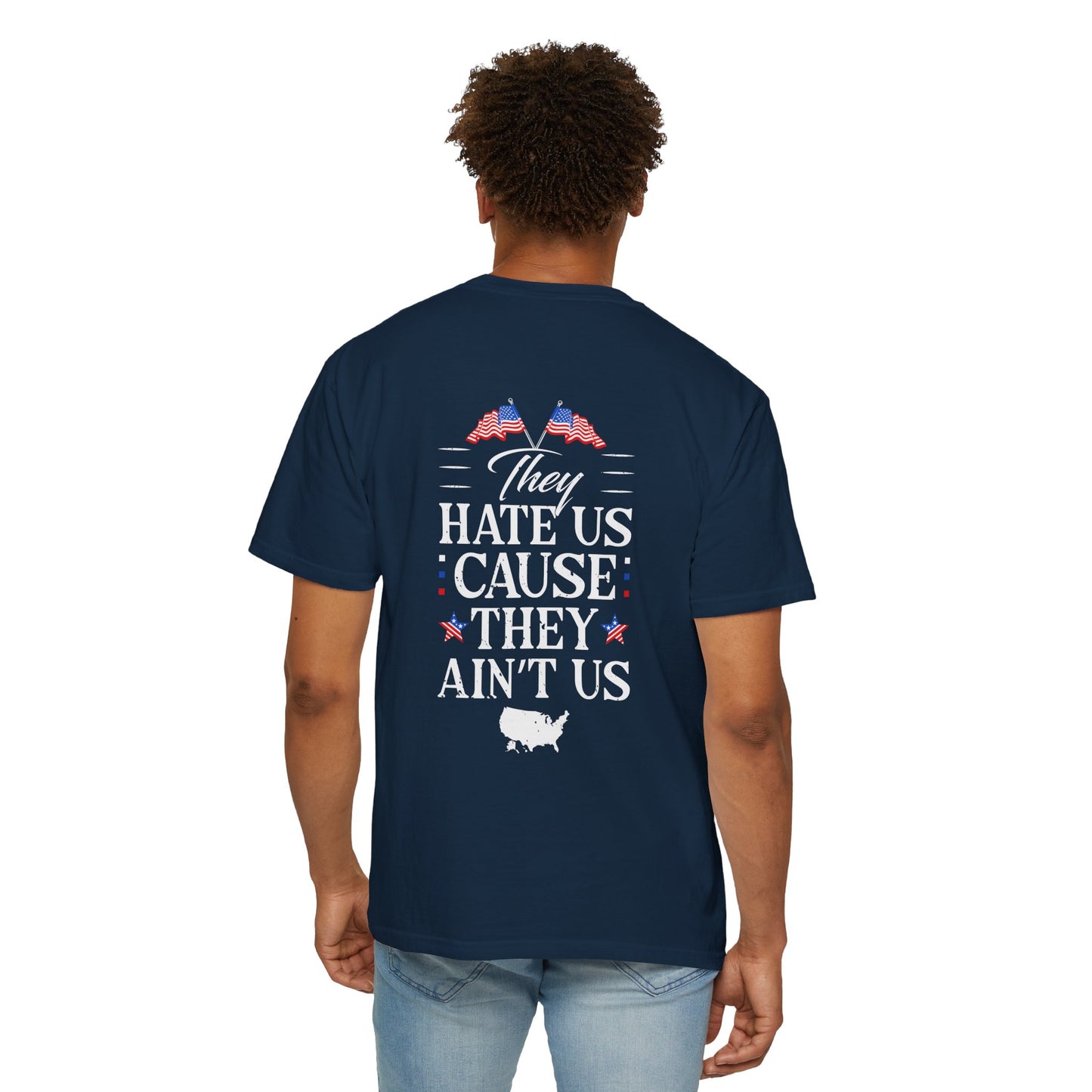 American Patriot Unisex Garment-Dyed T-shirt 11