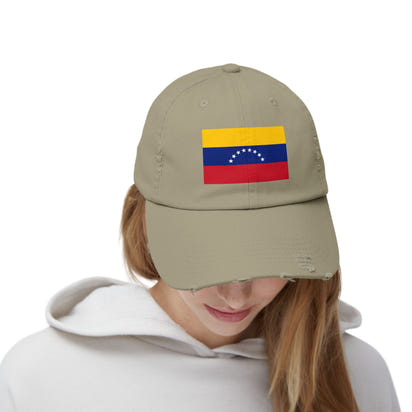 Venezuela Flag Distressed Cap, Casual Hat, Unisex Vintage Cap, Patriotic Accessories, Summer Fashion, Gift for Travelers