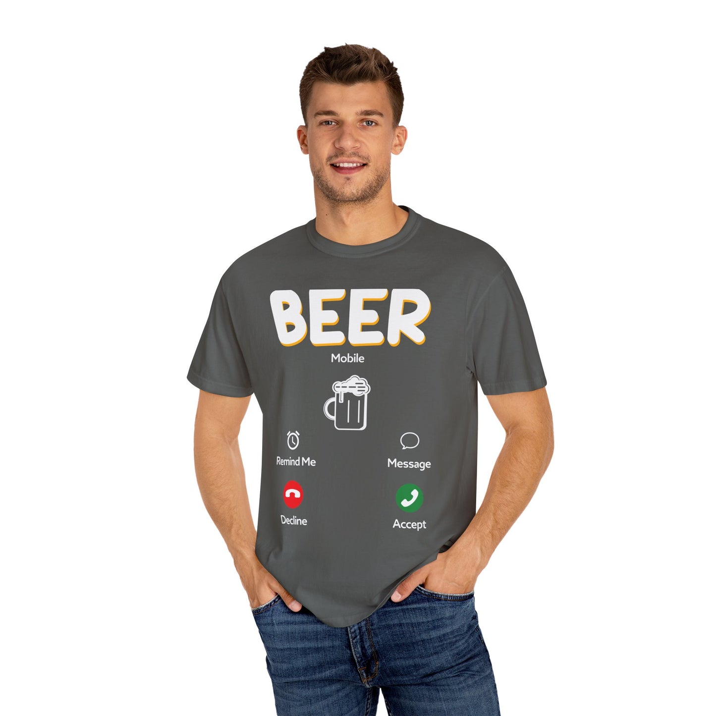 Alcohol Unisex Garment-Dyed T-shirt