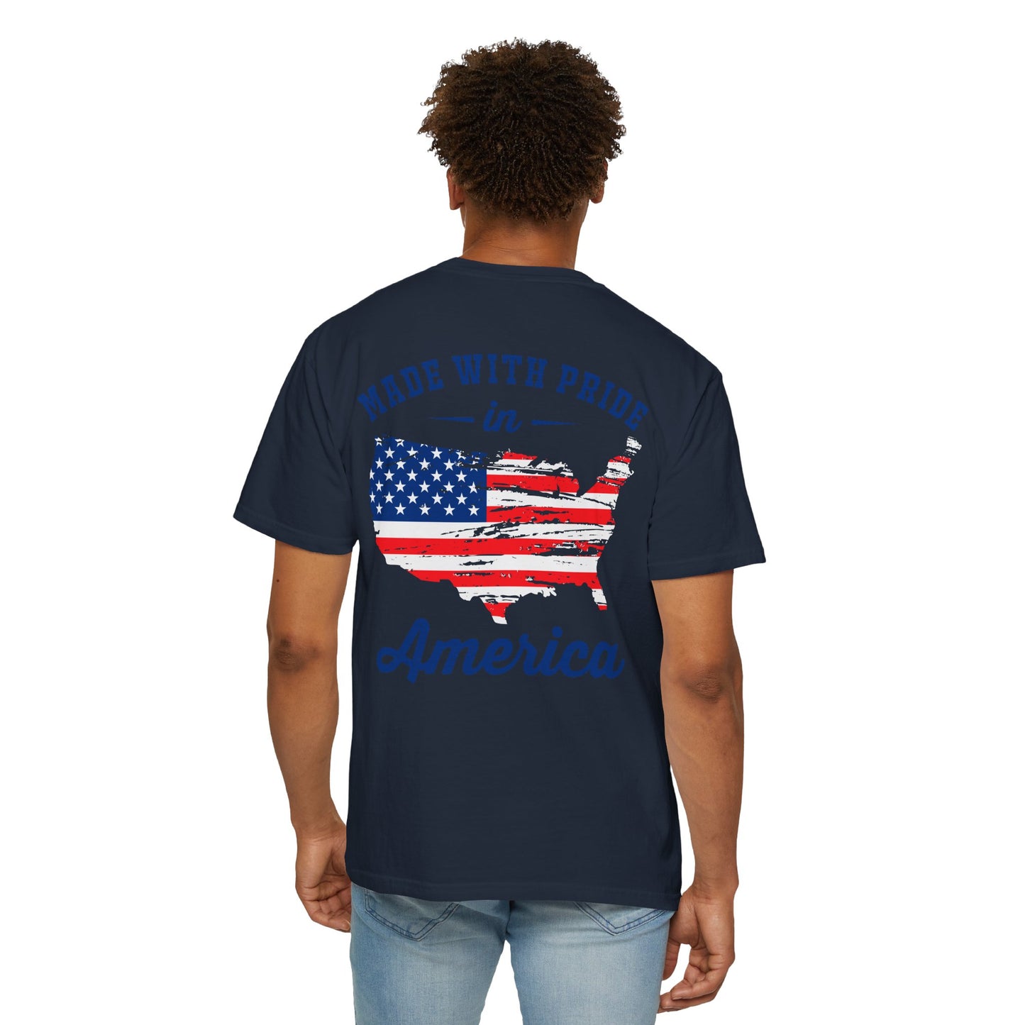 American Patriot Unisex Garment-Dyed T-shirt 1