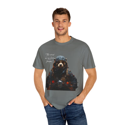 Artistic touch (Motorbike) Unisex Garment-Dyed T-shirt