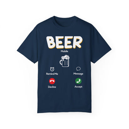 Alcohol Unisex Garment-Dyed T-shirt