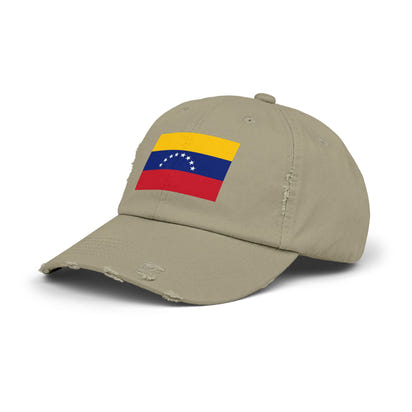 Venezuela Flag Distressed Cap, Casual Hat, Unisex Vintage Cap, Patriotic Accessories, Summer Fashion, Gift for Travelers