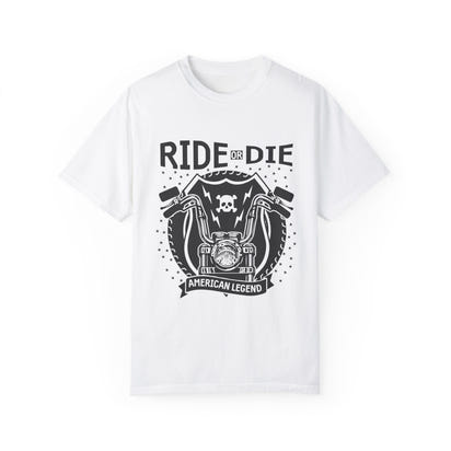 (Motorbike) Unisex Garment-Dyed T-shirt