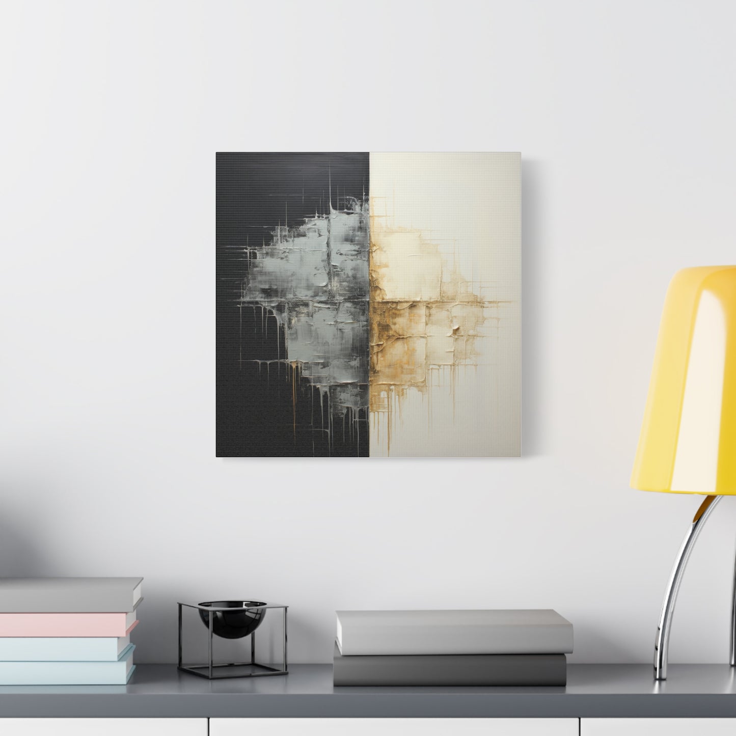 Modern Abstract Wall Art - Matte Canvas 12" x 12" - Contemporary Home Decor