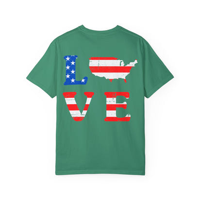 American Patriot Unisex Garment-Dyed T-shirt 9