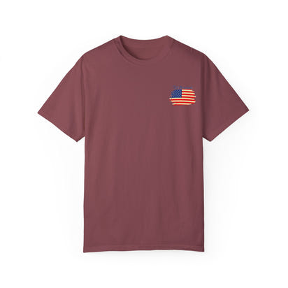 American Patriot Unisex Garment-Dyed T-shirt 4