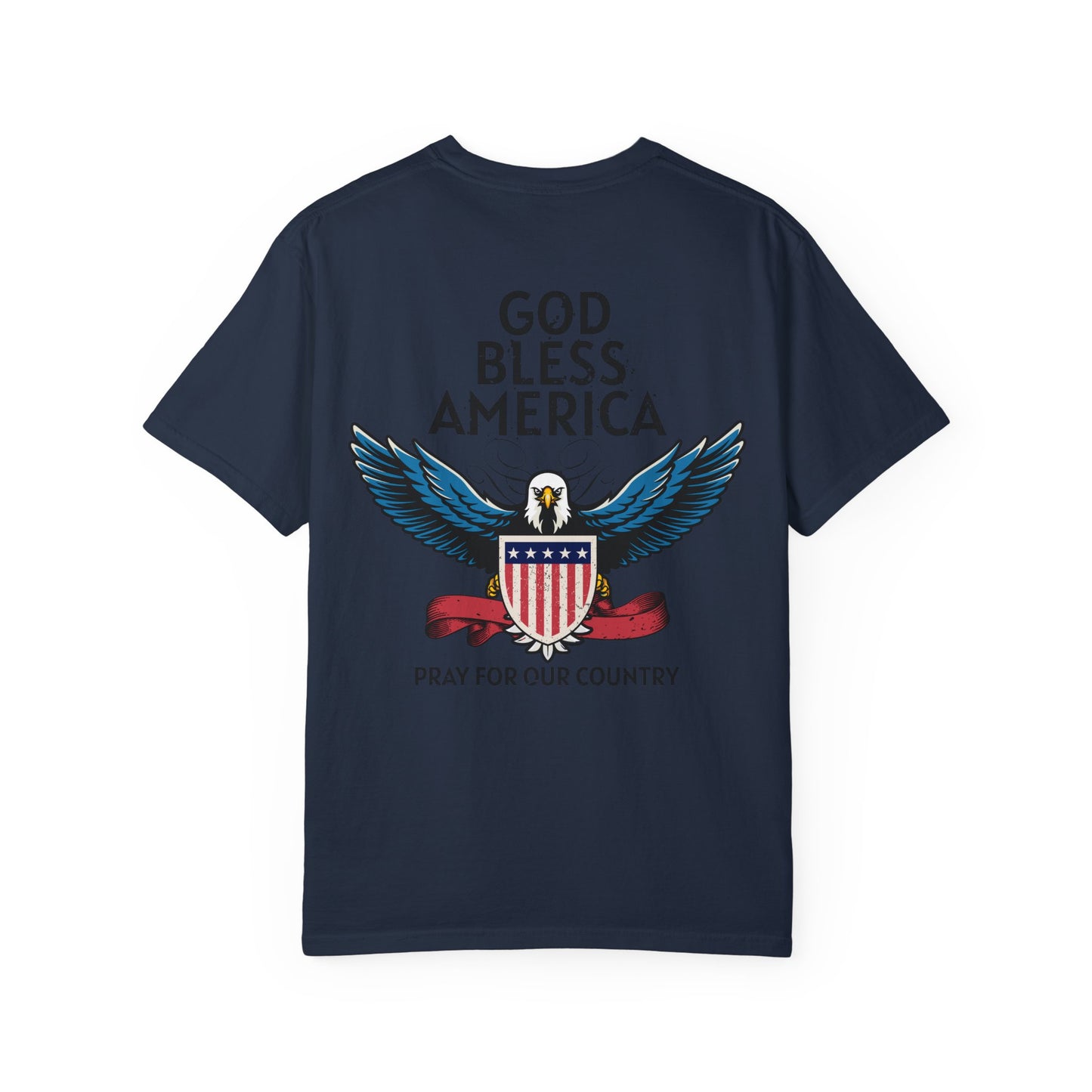 American Patriot Unisex Garment-Dyed T-shirt 8