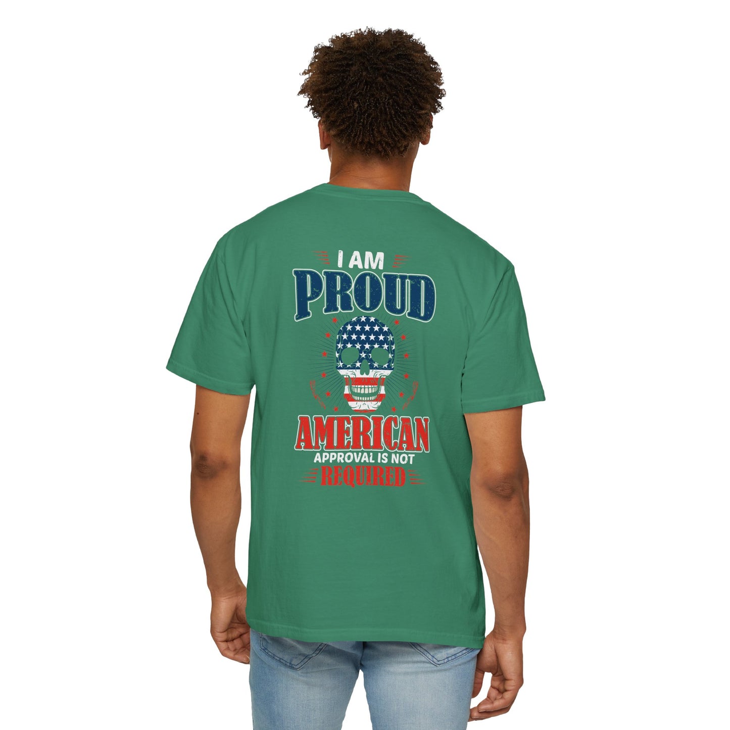 American Patriot Unisex Garment-Dyed T-shirt 2