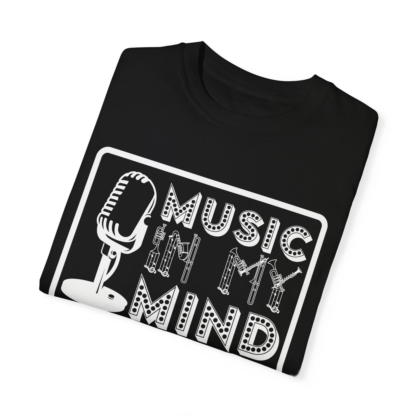 (Music)Unisex Garment-Dyed T-shirt