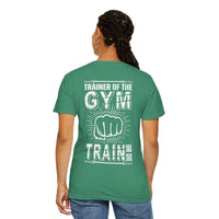 Fitness Unisex Garment-Dyed T-shirt (Back Design) 10