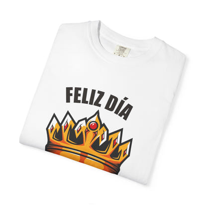 Feliz Día Papá T-Shirt - Unisex Garment-Dyed Tee for Father’s Day