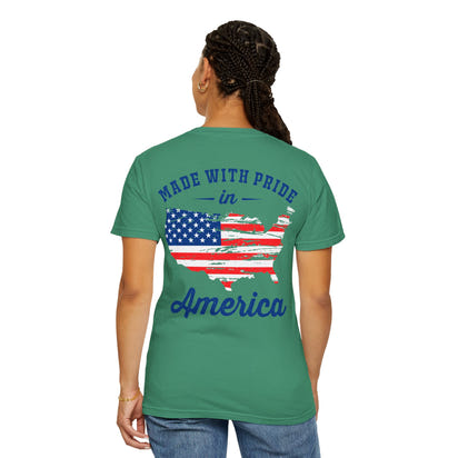 American Patriot Unisex Garment-Dyed T-shirt 1