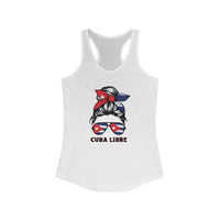 CUBA LIBRE Women's Racerback Tank - Fun Summer Top for Party Lovers