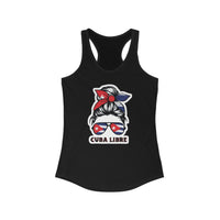 CUBA LIBRE Women's Racerback Tank - Fun Summer Top for Party Lovers