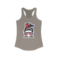 CUBA LIBRE Women's Racerback Tank - Fun Summer Top for Party Lovers