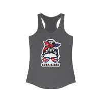 CUBA LIBRE Women's Racerback Tank - Fun Summer Top for Party Lovers