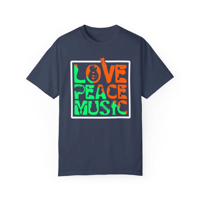 (Music)Unisex Garment-Dyed T-shirt