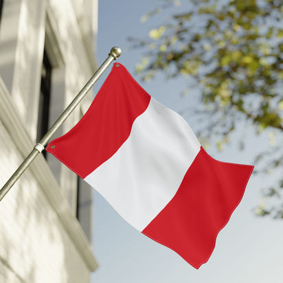 Outdoor Peru Flag