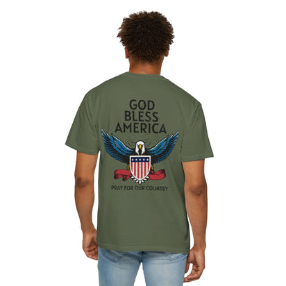 American Patriot Unisex Garment-Dyed T-shirt 8