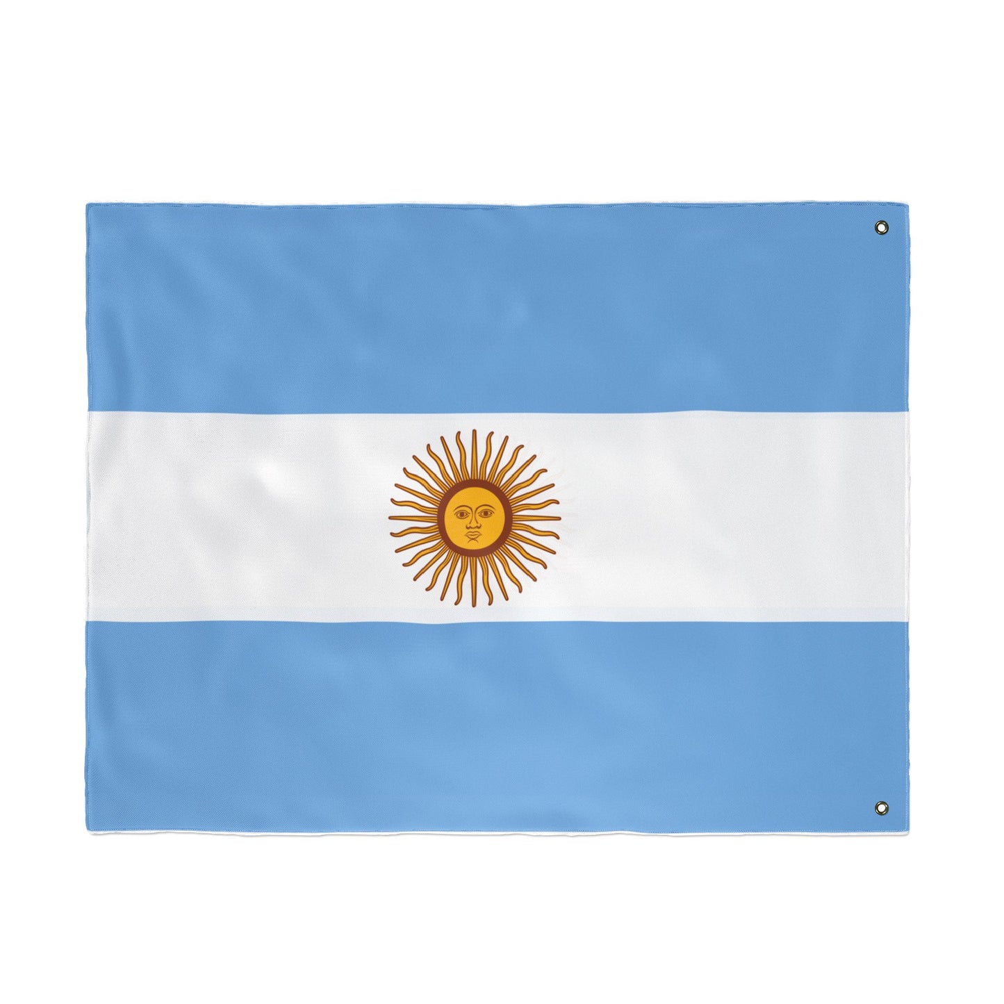 Argentinian Double Sided Flag, Handcrafted Home Decor, Outdoor Decoration, Sports Event Banner, Unique Gift for Flag Lovers