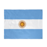 Argentinian Double Sided Flag, Handcrafted Home Decor, Outdoor Decoration, Sports Event Banner, Unique Gift for Flag Lovers