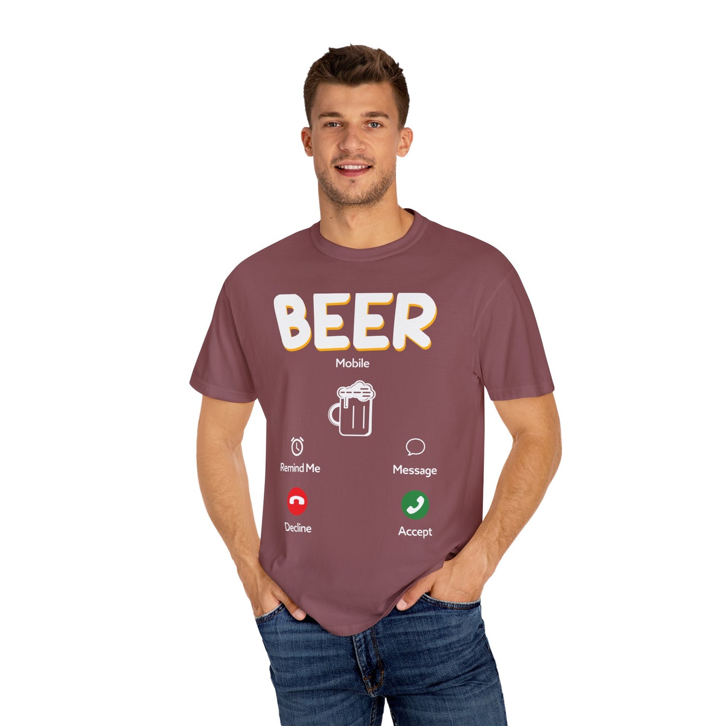 Alcohol Unisex Garment-Dyed T-shirt
