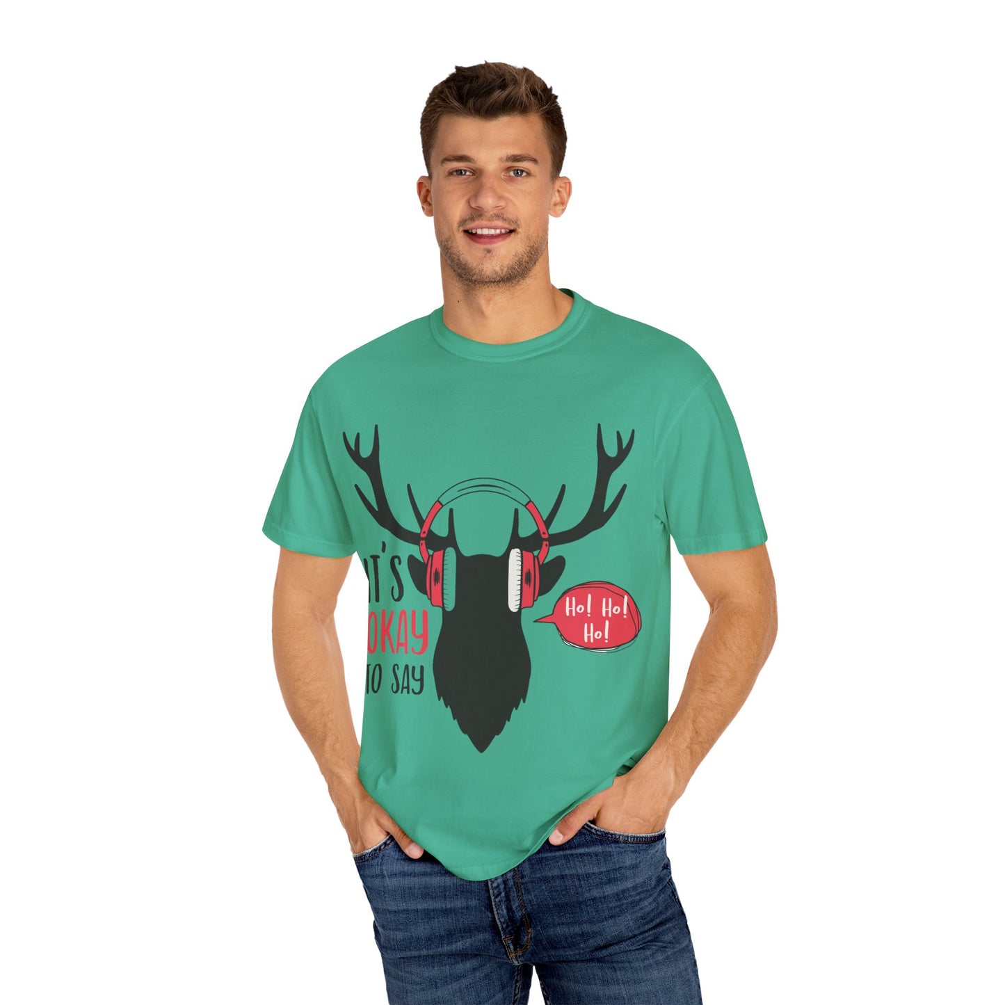 Christmas Unisex Garment-Dyed T-shirt 1