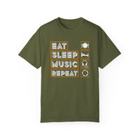 (Music)Unisex Garment-Dyed T-shirt