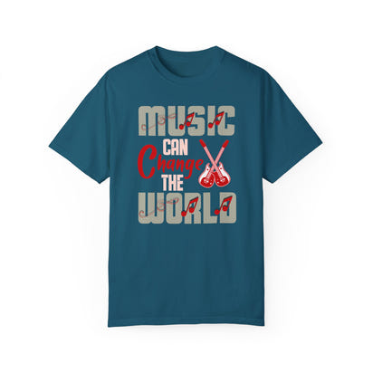 (Music)Unisex Garment-Dyed T-shirt