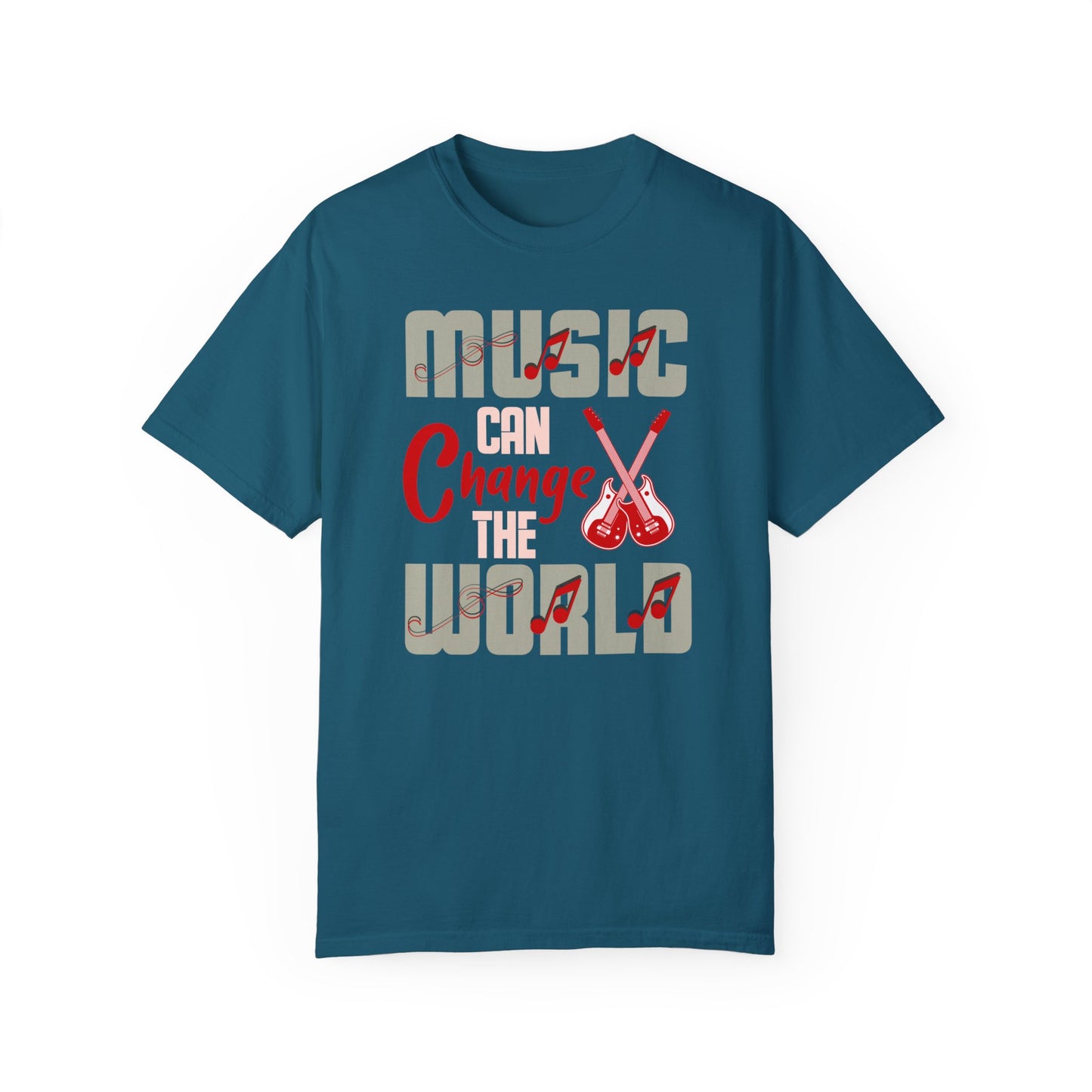 (Music)Unisex Garment-Dyed T-shirt