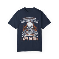 (Motorbike) Unisex Garment-Dyed T-shirt