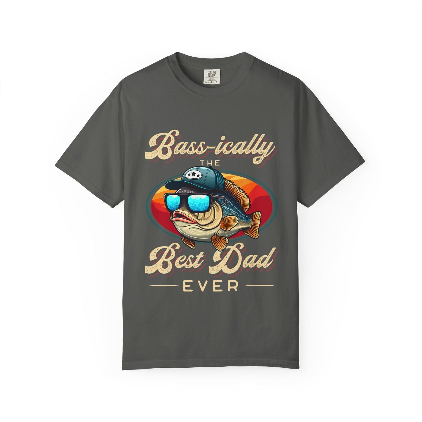Bass-ically the Best Dad Ever T-Shirt, Unisex Fishing T-shirt, Gift for Dad, Outdoor Casual Tee, Funny Father's Day Shirt