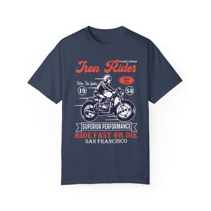 (Motorbike) Unisex Garment-Dyed T-shirt